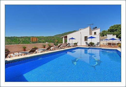 Casas Rurales Juzcar Centro Exteriör bild