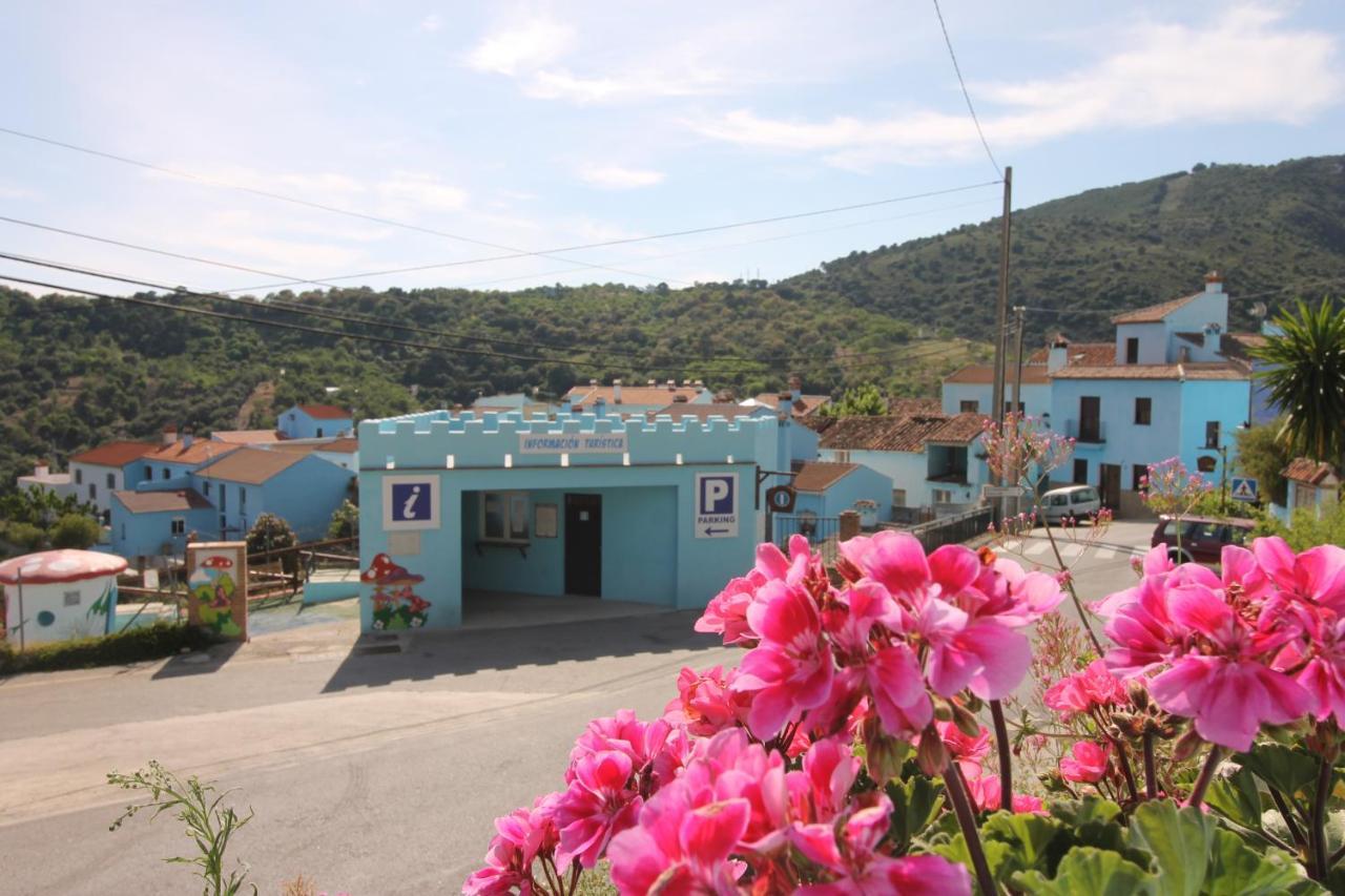 Casas Rurales Juzcar Centro Exteriör bild